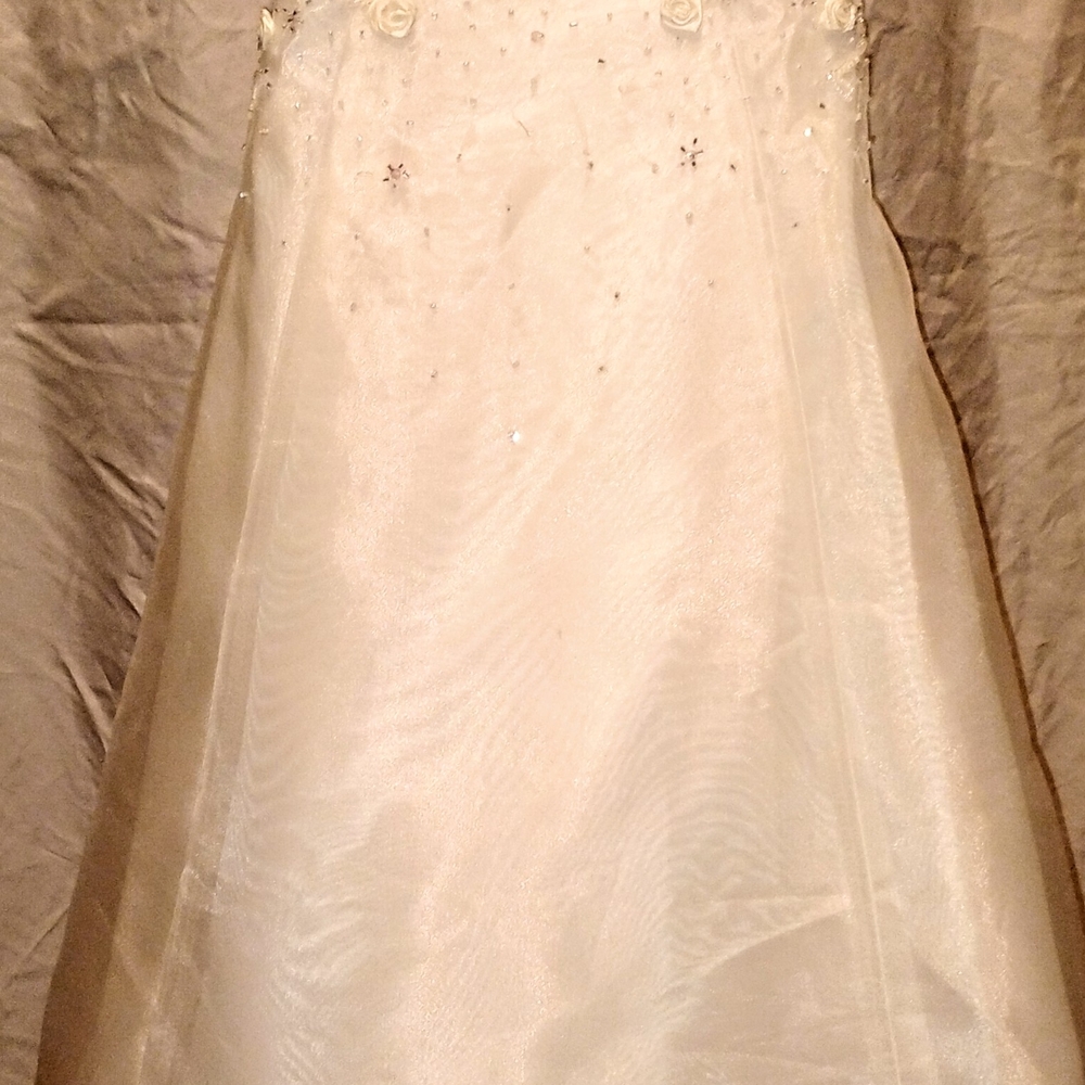 Charming Ivory Kids Formal Dress